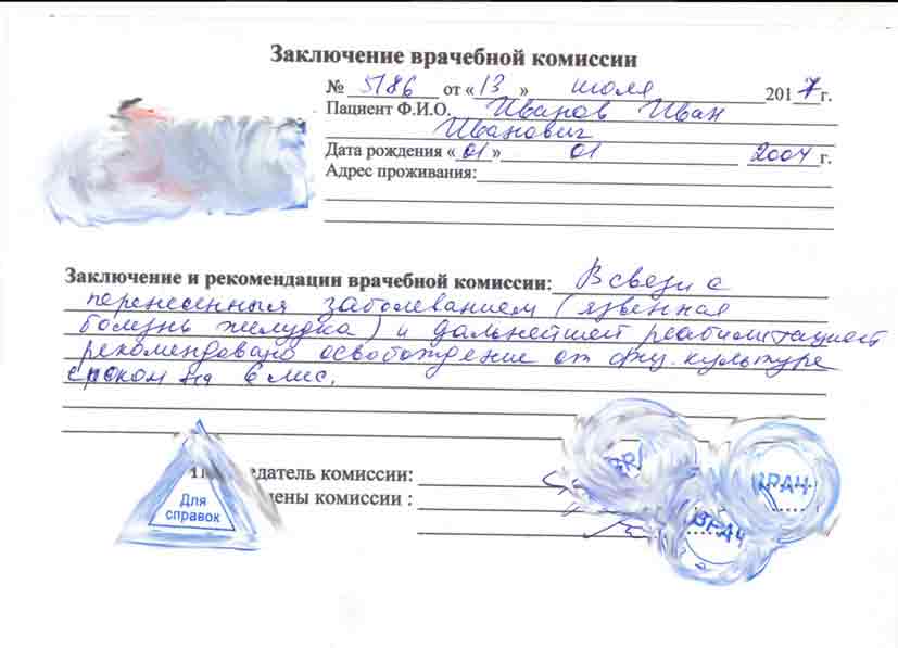 Заключение КЭК или ВКК Заключение КЭК или ВКК